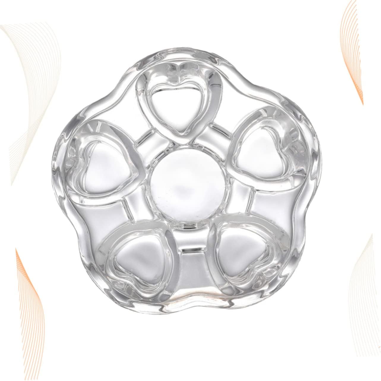 Glass Heart Base Tea Pot Warmer Stylish Insulated Heating Base for Glass Teapots Creative Design for Keeping Tea Warm and Functional Use