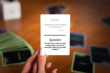 Quotes & Questions for Meaningful Connections - Conversation Card Game by Nicholas John