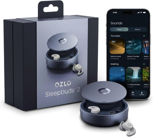 Ozlo Sleepbuds® 2 - Sleep Earbuds, Snoring & Noise Masking Headphones