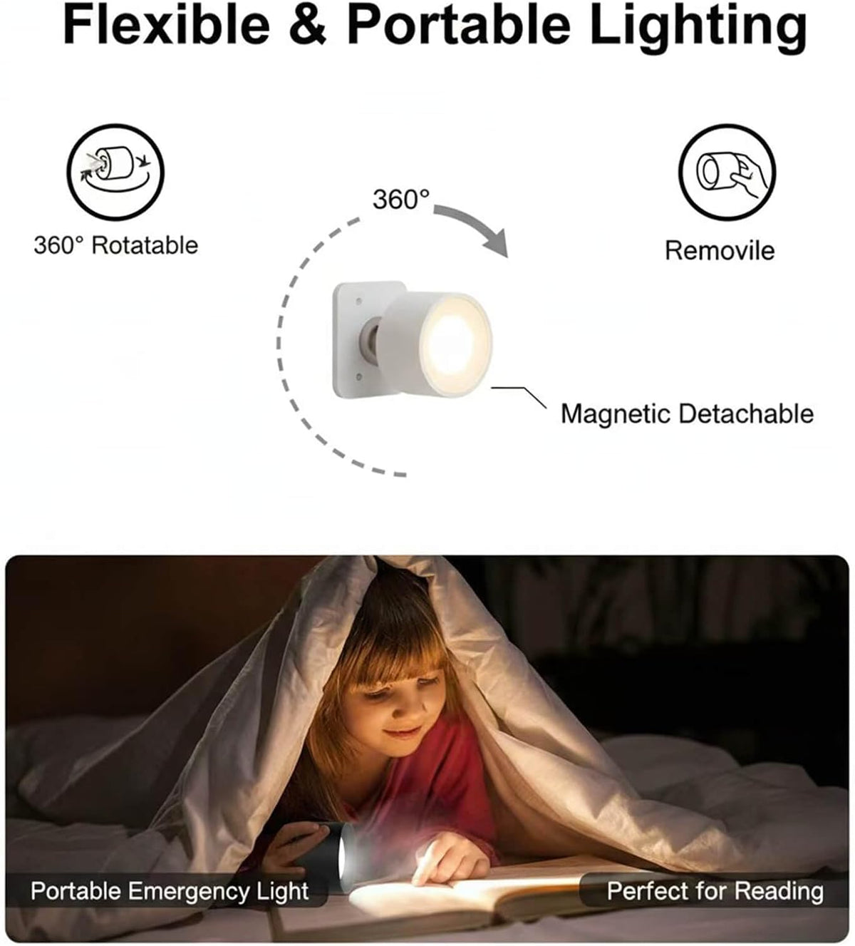 Lights, Sweden-Inspired Design Wall Mounted Light – Rechargeable Magnetic LED Wall Lamp with Soft Glow, Stick-On Wall Sconce for Bedroom Reading and Modern Home Lighting (Wood)