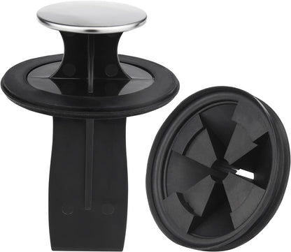 Garbage Disposal Splash Guard, 2 Pack Upgraded EPDM Rubber Drain Insert for InSinkErator Evolution Series 3 3/8" QCB-AM Sink Baffle Drain Cover Removable Quiet Collar EPDM Strainer Insert Parts