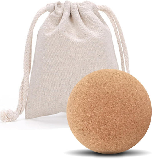 KITWILD Cork Peanut Massage Ball | Peanut Double Lacrosse Massage Ball, Deep Tissue Muscle Massage, Myofascial Release, Muscle Knots, Yoga Therapy