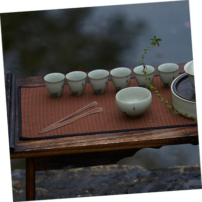 2pcs Wooden Tea Clip Tweezers for Tea Art Tools Squeezer Tongs Bag Squeeze Ceremony Accessories