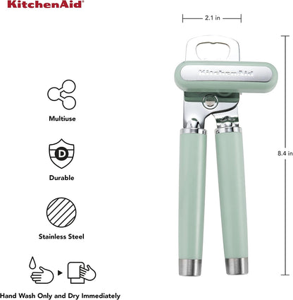 KitchenAid Gourmet Multifunction Can Opener/Bottle Opener, 8.36-Inch, Pistachio