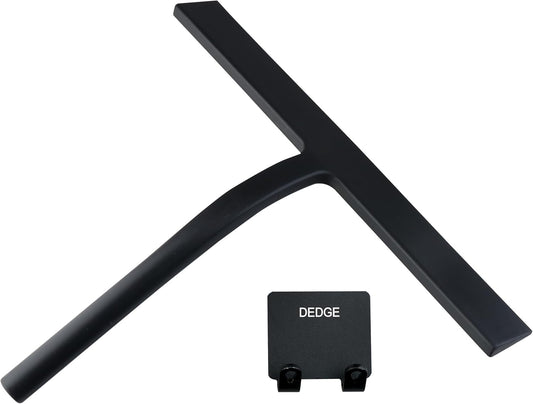 DEDGE Shower Squeegee Window Glass Wiper Scraper Cleaner with Silicone Blade for Bathroom/Kitchen/Car Glass/Mirror/Door 11-Inch (with Hook)