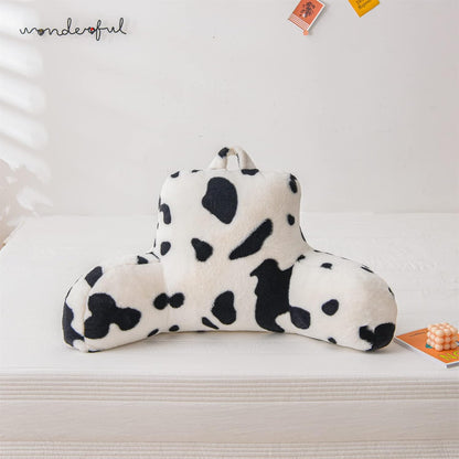 A Nice Night Ivory Reading Pillow, 18.5" Bed Wedge Pillows with Arms