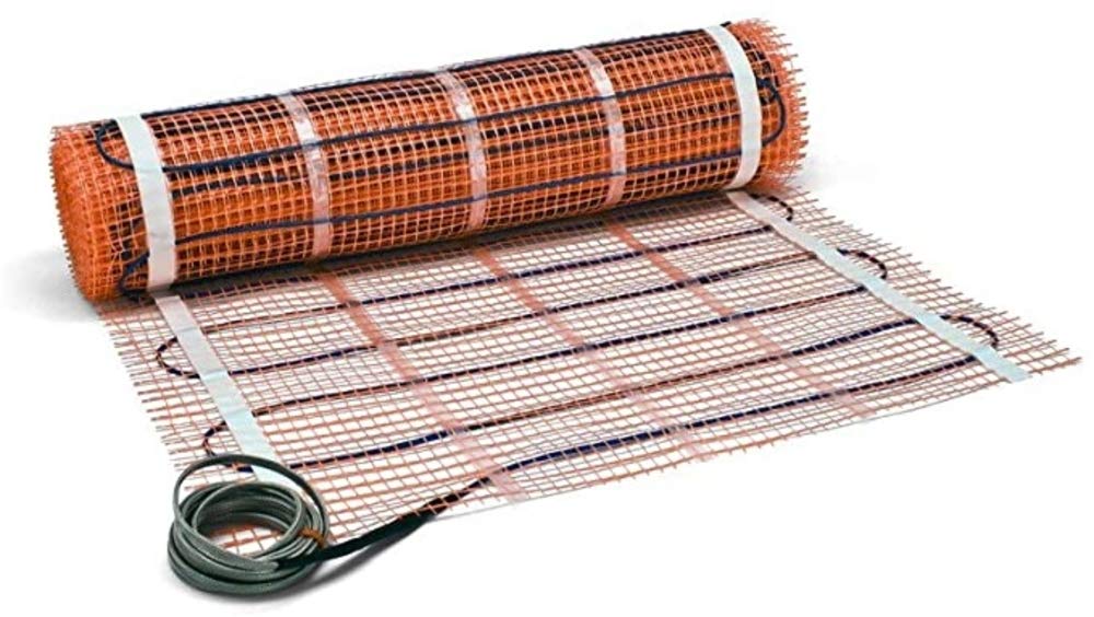 SunTouch TapeMat Electric Radiant Floor Heating Mat, Orange, 120V, 10 Sq Ft