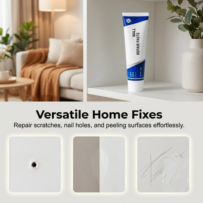 Efficient Drywall Repair Kit with Scraper, 2026 New Quick Drying Wall Mending Agent, Multi-Functional Wall Mending Agent Drywall Patch Paste Repair Kit for for Holes, Cracks and Nail Holes (1)