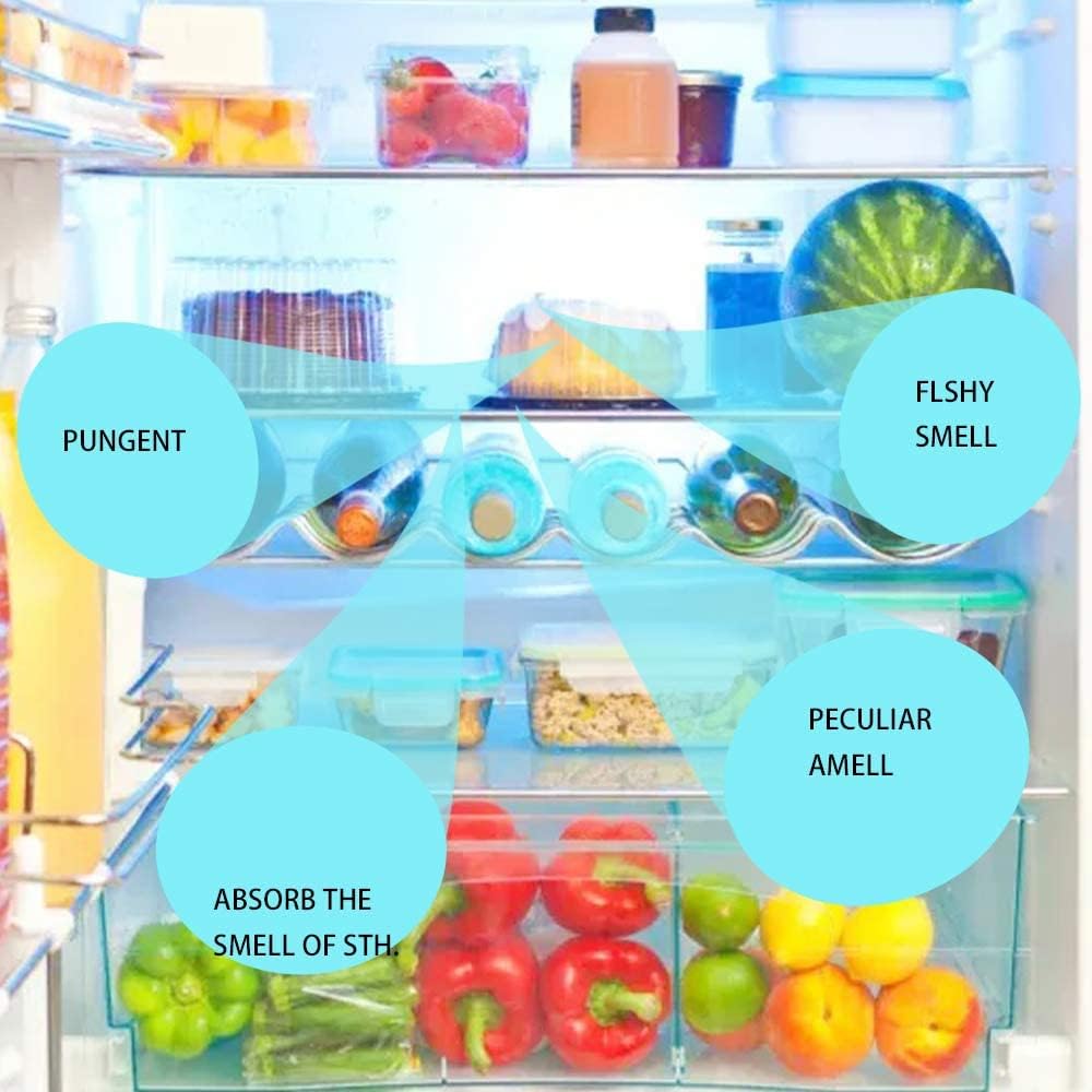 Vctitil Adsorption Refrigerator Deodorizer Household Cleaning Tool Breathable Odor Absorber Carbon Box Cabinet Closet Air Freshener