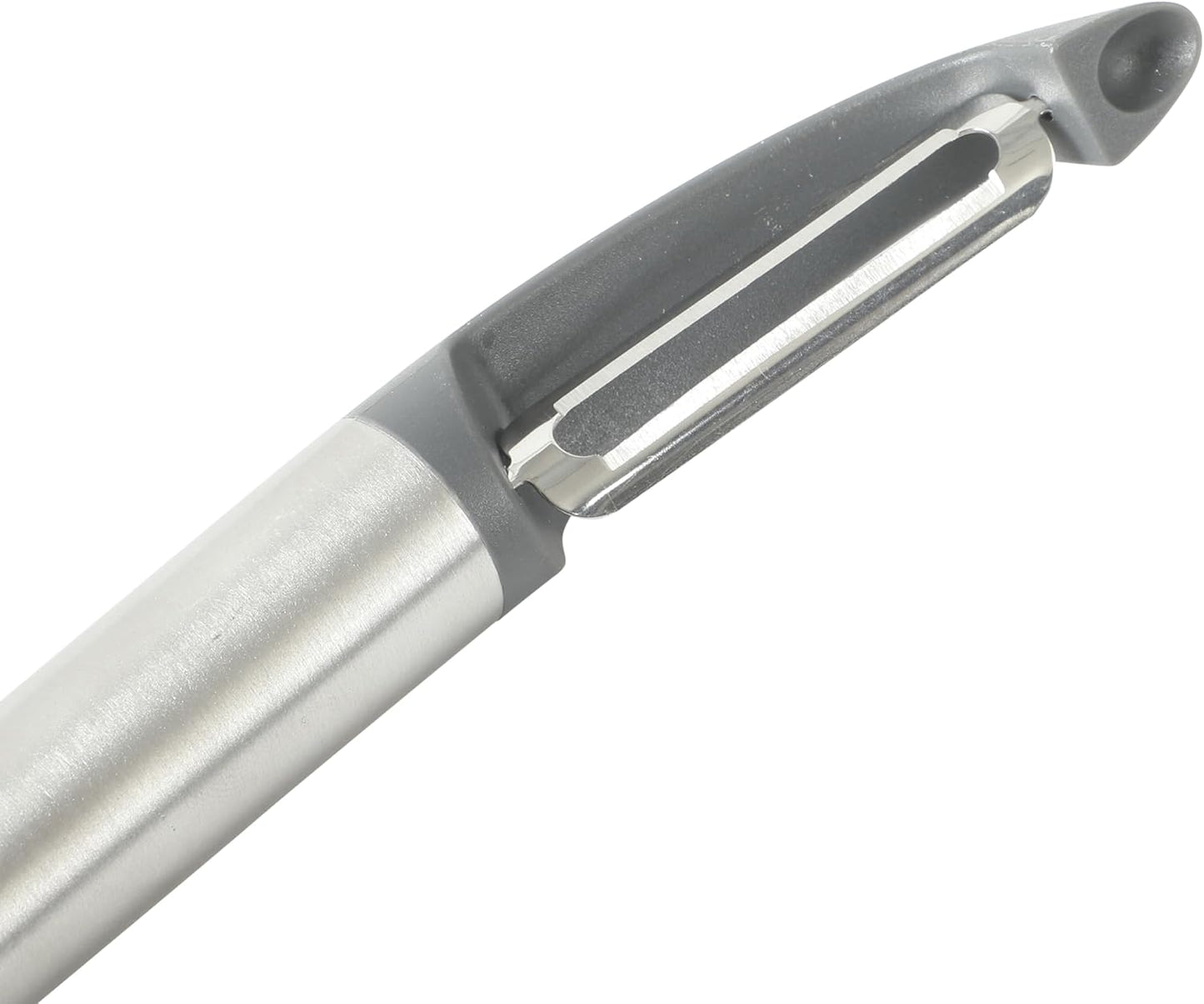 Oster Chadswyck 8” Can Opener, Stainless Steel Manual Can Opener with Soft Grip Handles, Smooth Edge Cutting, Dishwasher Safe