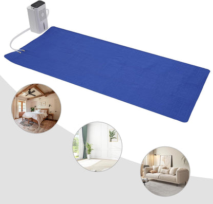 Water Cooling Mattress Pad, Bed Cooling System with LCD, 50dB Noise, Wind Adjustable Water Bed Cooler Ideal for Hot Sleepers Night Sweats,63'' x 27.5'' Mattress