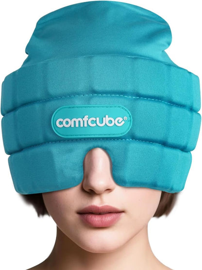 Neck Ice Pack Wrap for Cervical Pain, 2 Hours Long Lasting Cold | Ice Pack for Neck Shoulders Cooling, FSA Eligible, Flexible Cold Pack for Hot Weather, Hot Flashes, Surgery, Swelling