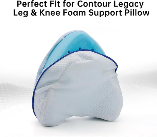 Zippered Pillow Cover Compatible with Contour Legacy Knee Pillow