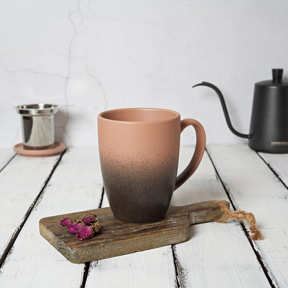 Bosmarlin Ceramic Tea Cup with Infuser and Lid, 13.5 Oz, Loose Leaf Tea Steeper Mug with Strainer, Microwave and Dishwasher Safe, Reactive Glaze (13.5 Oz, Pale Green)
