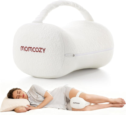 Momcozy Knee Pillow for Side Sleepers, Soft Memory Foam & Pinch-Free Design