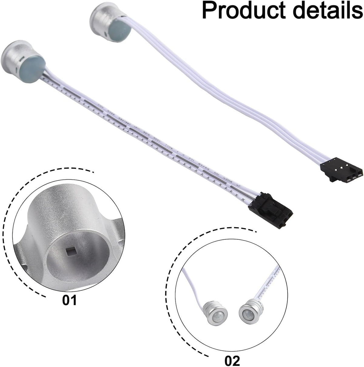 Automatic Stairway Light Controller 32 Steps with Dual PIR Motion Sensor - Dimmable LED Strip Driver DC12V/24V Adjustable Timer for Home Hallway Ladder Lighting Kit(2pcs sensor)