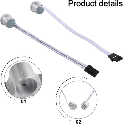 Automatic Stairway Light Controller 32 Steps with Dual PIR Motion Sensor - Dimmable LED Strip Driver DC12V/24V Adjustable Timer for Home Hallway Ladder Lighting Kit(2pcs sensor)
