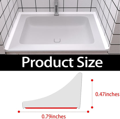 Raycity Silicone Shower Threshold Water Dam Barrier, 39 Inch, Clear | Self-Adhesive Glass Shower Door Bootom Seal Strip, Shower Water Guard Blocker for Walk in Bathroom, Kitchen