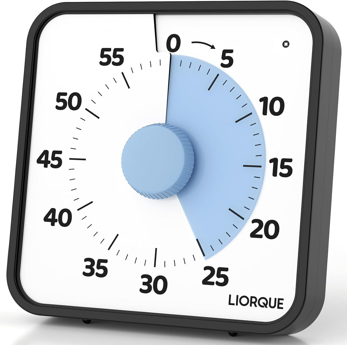 LIORQUE 7.5-Inch Large Visual Timer, 60-Minute Classroom Timer Magnetic