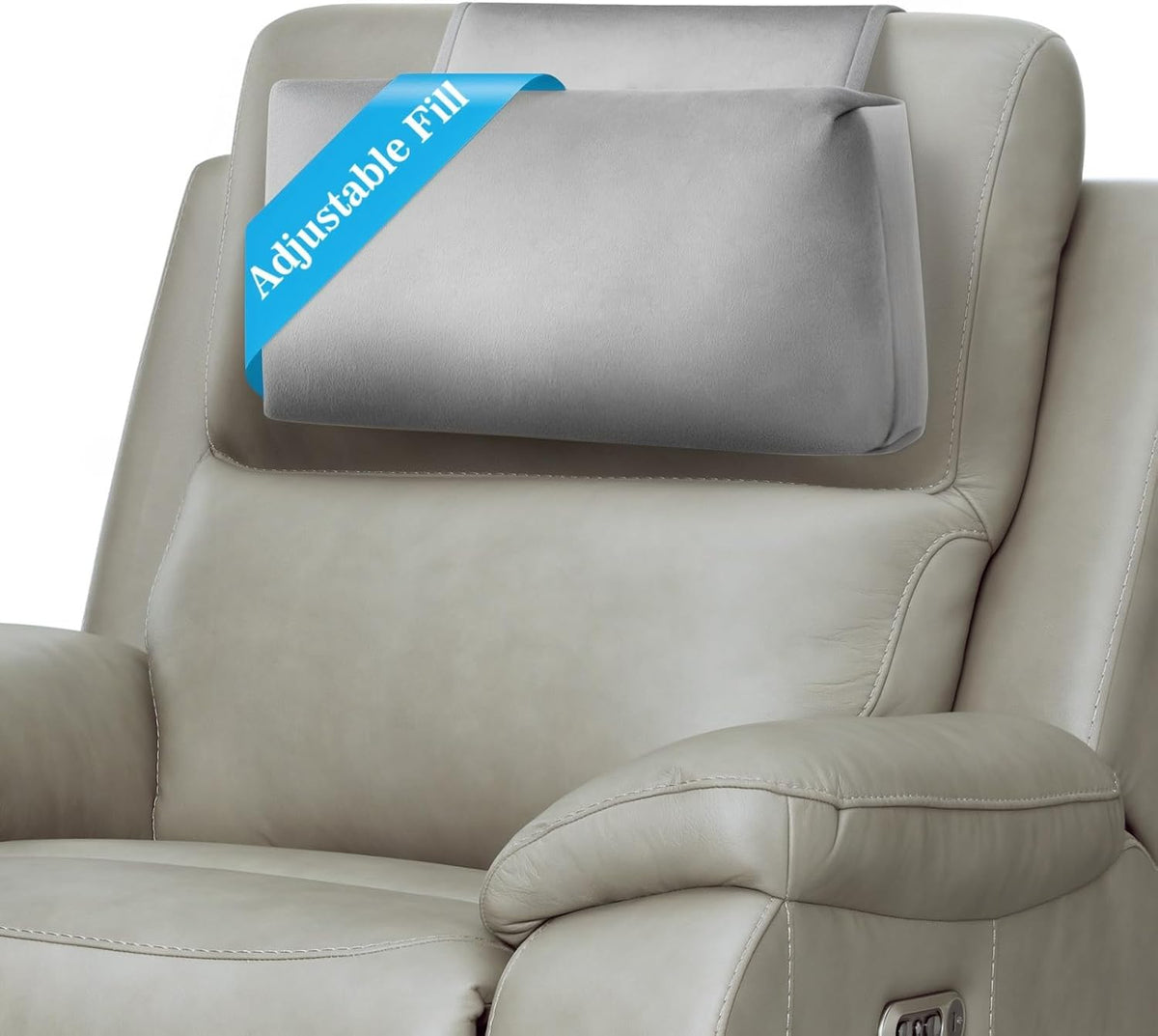 Recliner Headrest Pillow, Adjustable Comfort Neck & Head Support Pillow