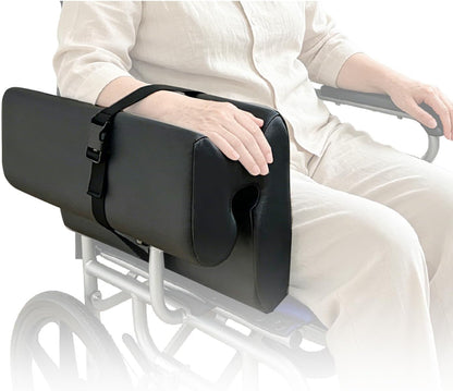 AOSSA Wheelchair Armrest Pad with Lateral Support, Arm Trough Cushion for Wheelchair Attachment, Ergonomic Arm Rest Elbow Pillow for Torso Side Leaning, Foam Arm Platform for Elderly (11")