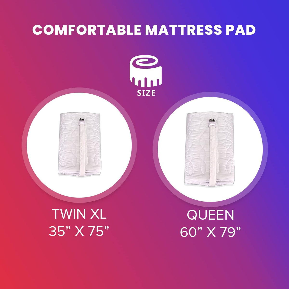 Water Circulating Sleep Pad by Thermacycle; Cools and Heats, EMF Free Therapeutic Mattress Pad; Sleep Aid– for Hot Flashes, Night Sweats, Menopause, Insomnia, Hyperhidrosis - Queen - 60" by 79"