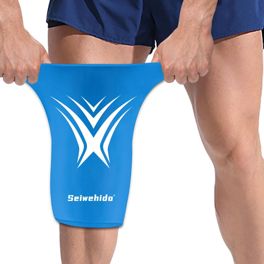 Extended Leg Knee Ice Pack Wrap Ice Sleeve for Knees Injuries Reusable Soft