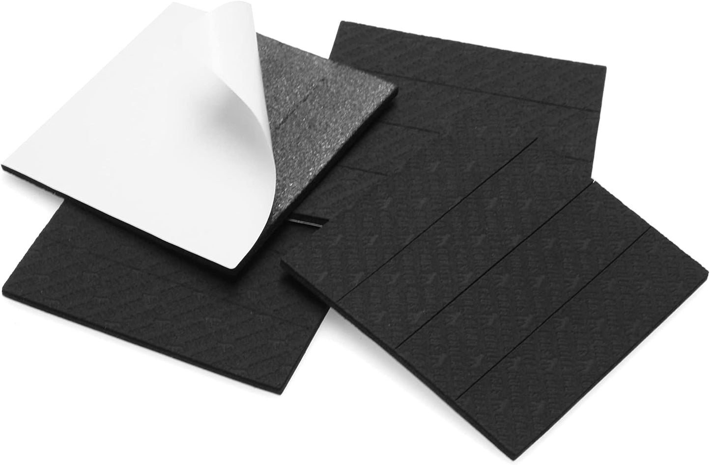 Slipstick GorillaPads CB147 Non Slip Furniture Pads/Gripper Feet (Set of 16) Self Adhesive Rubber Floor Protectors, 1 inch Round, Black