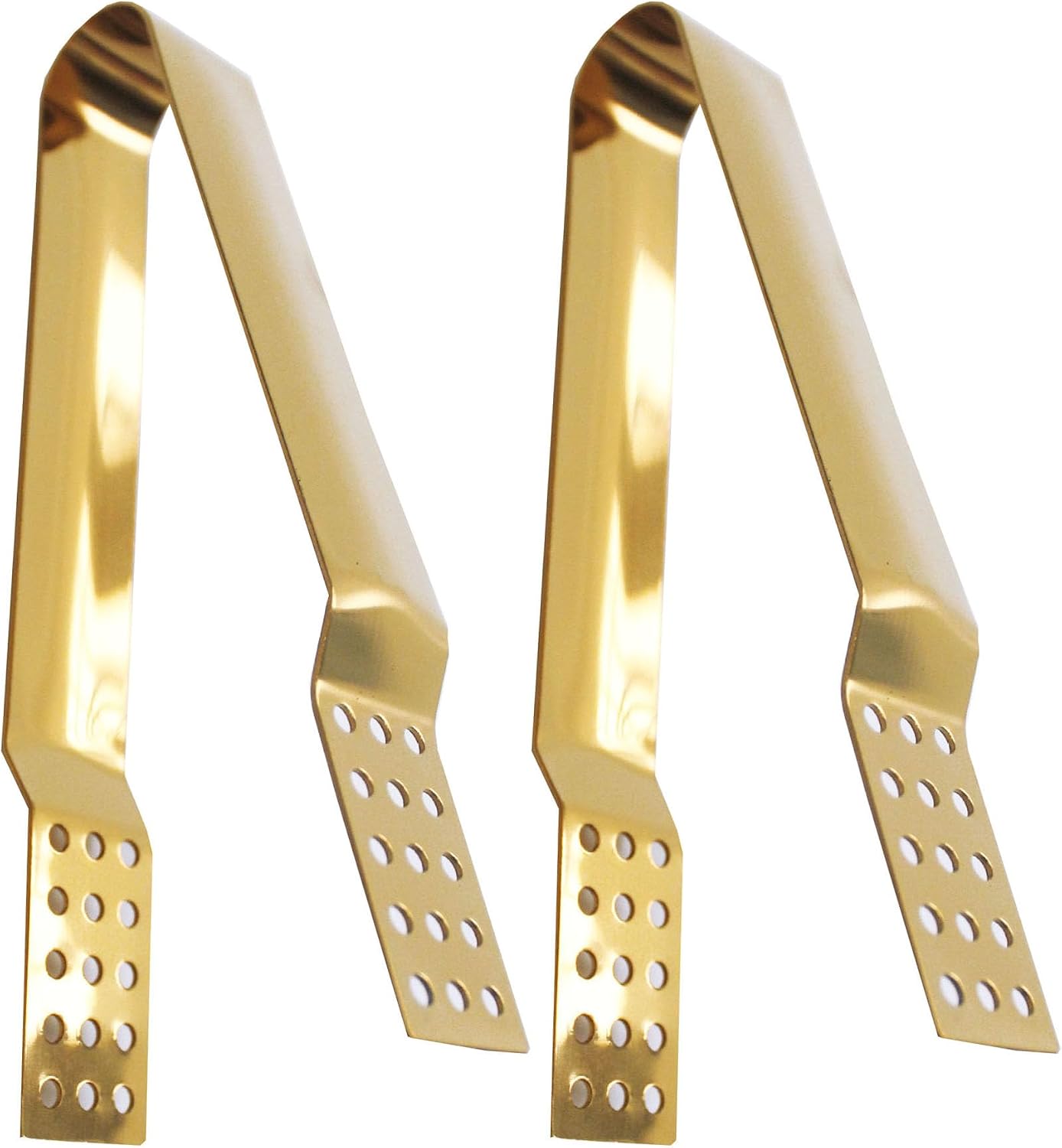 2-Pack Tea Bag Squeezer, Stainless Steel Golden Tea Bag Squeezer Tongs, Tea Filter Clamp Tea Strainer Holder Clip, Suitable for Gripping Tea Bag, Ice Cube, Sugar and Lemon Slices