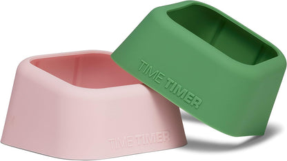 TIME TIMER Home MOD – 60-Minute Visual Timer Home Edition, Silent Operation Study Tool for Kids Desk, Homeschool Supplies, Office & Meetings (Fern Green)