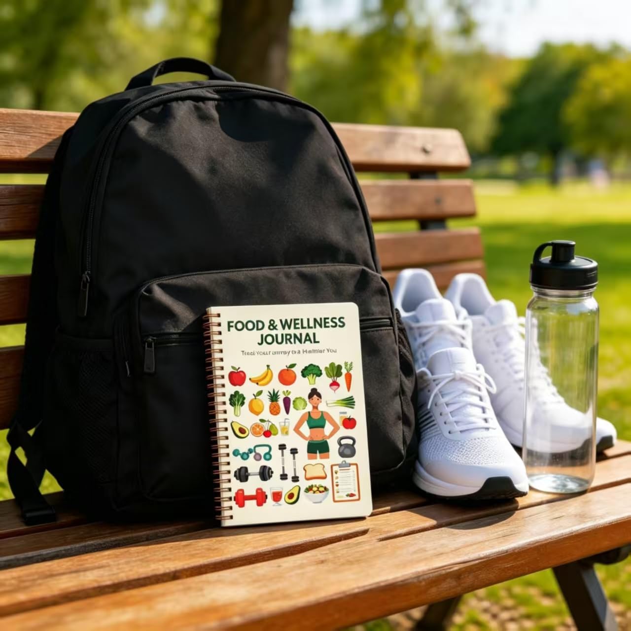 Kerixi Food and Exercise Journal for Tracking Meals, Nutrition, and Weight Loss