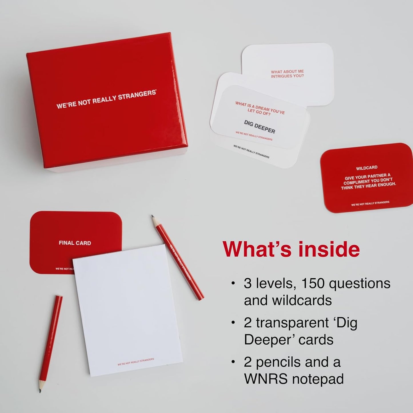 WE'RE NOT REALLY STRANGERS Self-Love Edition Card Game for Teens and Adults | 150 Cards, Journey to Self-Discovery and Empowerment for Singles & Couples, for Memorable Game Nights, Ages 15+, 1-2 Players