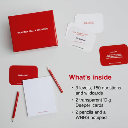 WE'RE NOT REALLY STRANGERS Self-Love Edition Card Game for Teens and Adults | 150 Cards, Journey to Self-Discovery and Empowerment for Singles & Couples, for Memorable Game Nights, Ages 15+, 1-2 Players