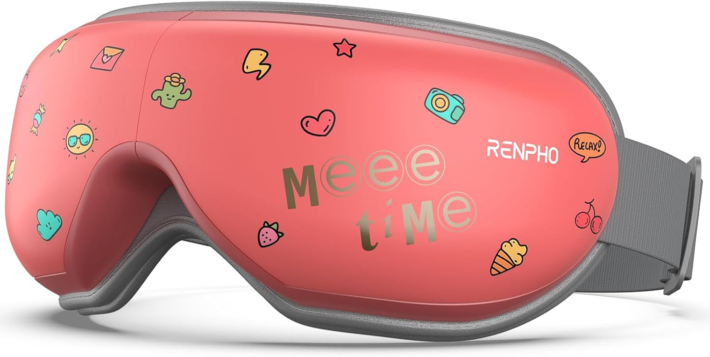 RENPHO Eyeris 1 Eye Massager with Heat, FSA Eligible HSA, Heated Eye Mask for Eye Strain, Dry Eyes & Head Tension, Relaxing Birthday Gifts for Women and Men