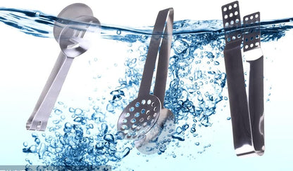 4 Pcs Stainless Steel Tea Bag Tongs Teabag Squeezer Strainer Holder Grip Metal Spoon Mini Sugar Clip Kitchen Bar Tools
