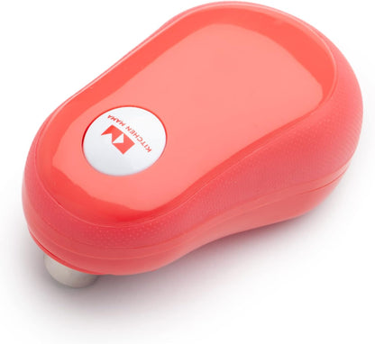 Kitchen Mama One Touch Electric Can Opener, Avocado | Opens with One Button Press, Auto-Stop, Smooth Edge, Cordless, Battery Operated
