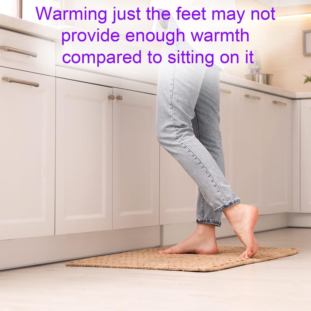 Hot Carpet Under Rug Instant Radiant Floor Heater Electric Mat Heated Area Rug Great for Yoga (720 Watt 92" x 76.5" Inches) Made in Seattle WA