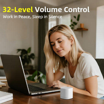 SleeZOO Portable Sound Machine for Sleep Mini White Noise Machine for Baby Kids Adults with 30 Soothing Sounds 4 Timers 32 Volume Levels Memory Function Sleep Machine for Travel Camping Home Office