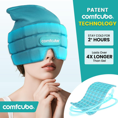 Neck Ice Pack Wrap for Cervical Pain, 2 Hours Long Lasting Cold | Ice Pack for Neck Shoulders Cooling, FSA Eligible, Flexible Cold Pack for Hot Weather, Hot Flashes, Surgery, Swelling
