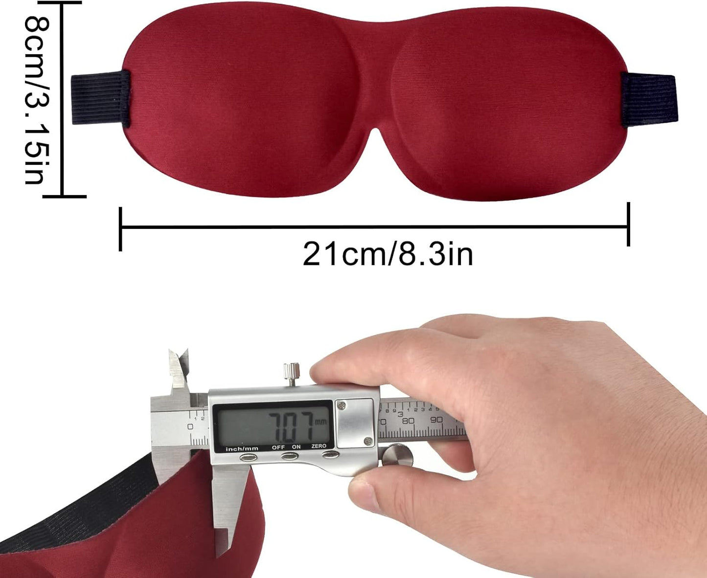 AccEncyc 4 Pcs Sleep Mask 3D Eye Mask for Sleeping Eye Covers for Back and Side Sleeper at Travel, Sleep, Airplane