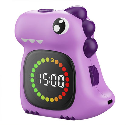 Pink Dinosaur Visual Timer for Kids, Girls Potty Training Timer | Color Countdown, Rechargeable, LED Screen, 99 Minute, Toddler, Children, Transition, 2-Min Toothbrush Setting, Hand Washing