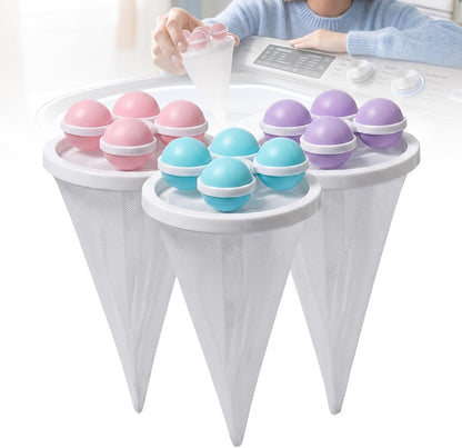 3PCS Washing Machine Hair Filter Mesh Bags, Floating Washing Machine Filter Bags, Reusable Lint Catcher for Washing Machine, Washing Machine Lint Catcher for Laundry