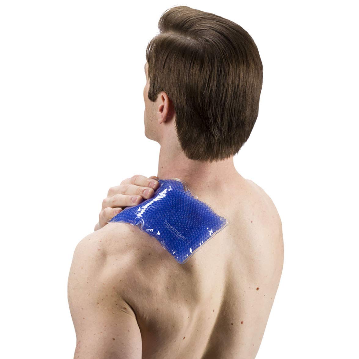 TheraPearl-14070 Color Changing Reusable Hot Cold Pack with Strap, Sports Size Ice Pack with Gel Beads, 11" x 4.5"