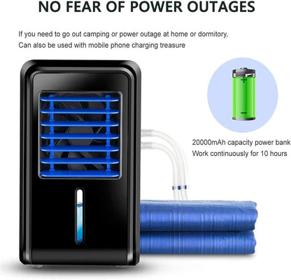 Electric Air Cooling Mat for Bed, Bed Cooling System with Remote 2.5L Water Tank & Adjustable 4 Speeds Water Injection Circulating Ice Mat for Bedrooms/Dormitories/Hotels(Single Size 160 * 70cm)