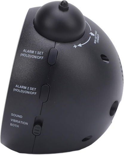 Ymiko Alarm Clock with Bed Shaker Volume Vibrating Bed Shaking Alarm Clock for Sleepers Deaf Hard of Hearing