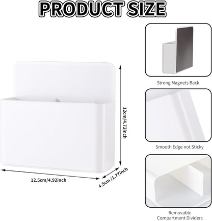 Camelmother 2Pcs Magnetic Dry Erase Marker Holder For Whiteboard Fridge | 2Slots Locker Accessories Teacher Classroom Must Haves Fridge magnets