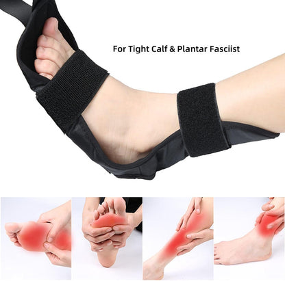 Stretching Strap Hamstring Stretcher Foot Calf, Leg, igament Belt for Pain-Relief Ligament Belt Rehabilitation Training Strap