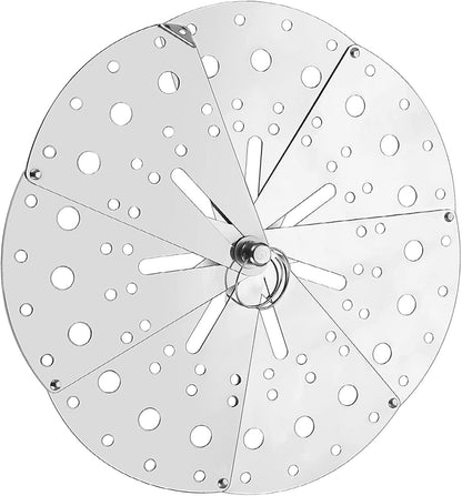 Adjustable Stainless Steel Spill Stopper Cover, Household Anti-spill Lid with Expandable Design for Kitchen Pots and Steamers