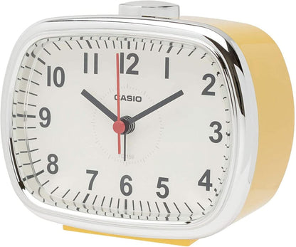 CASIO TQ-159-7JF Alarm Clock Cream Analog Snooze with Light, Retro