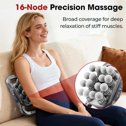42Head Massage Gun Pain Relief Deep Tissue,Percussion Back Massager | 9 Modes & 9 Intensities, red light therapy, heat back massager, quite, muslce massager, for Back Neck Shoulder Legs
